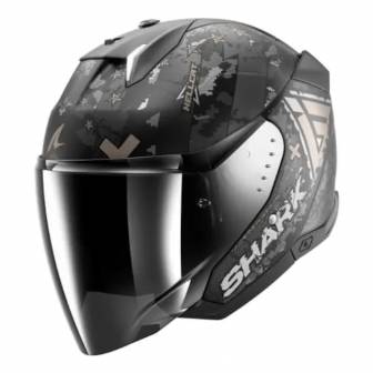 Casco Shark Skwal i3 Jet Hellcat Matt Black Chrom