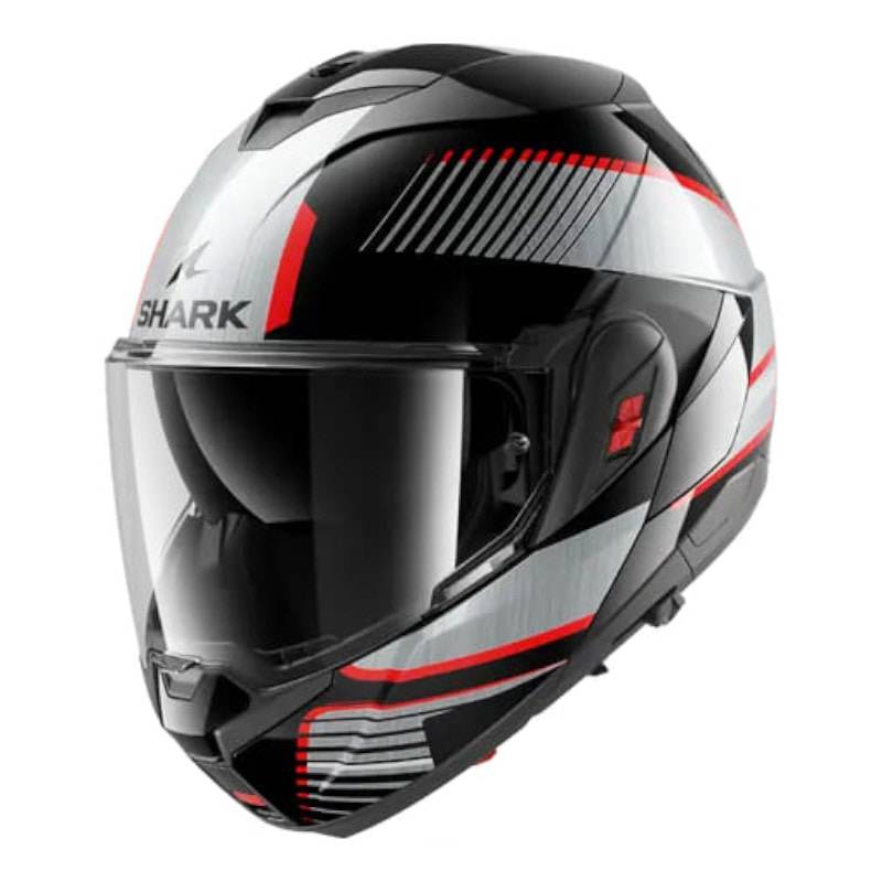 Casco Shark Oxo Sikter Black Chrom Silver