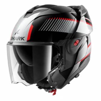 Casco Shark Oxo Sikter Black Chrom Silver