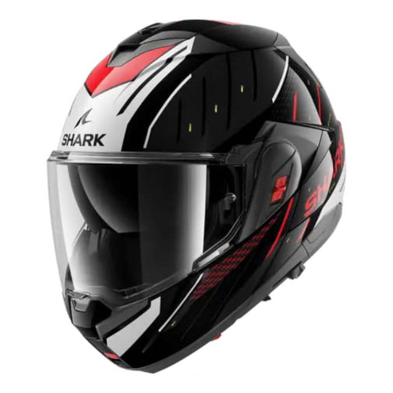 Casco Shark Oxo Rydger Black Silver Red