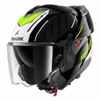 Casco Shark Oxo Rydger Black White Yellow