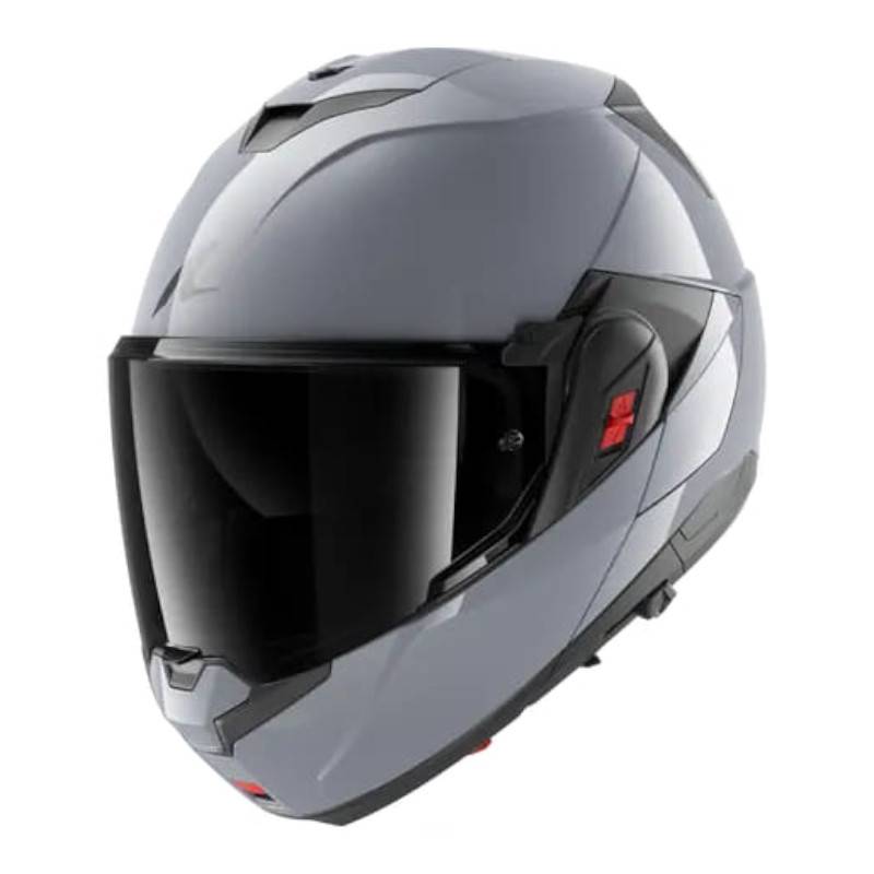 Casco Shark Oxo Dark Shadow Gun Silver