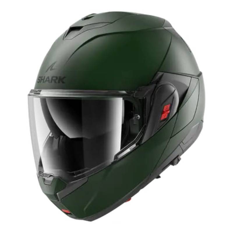 Casco Shark Oxo Blank Matt Dark Green