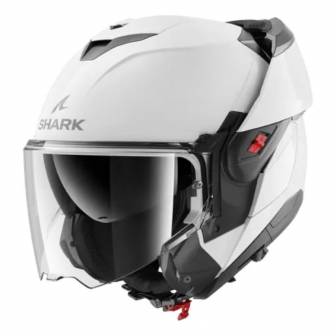 Casco Shark Oxo Blank Pearly White