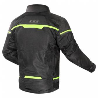 Chaqueta LS2 Riva Black Neon Yellow