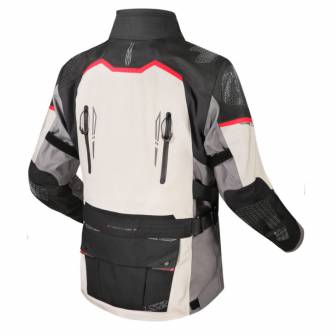 Chaqueta LS2 Apollo Grey Black Red