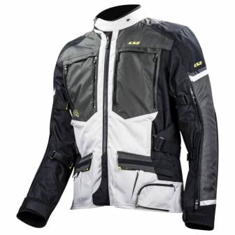 Chaqueta LS2 Norway Black Grey Yellow