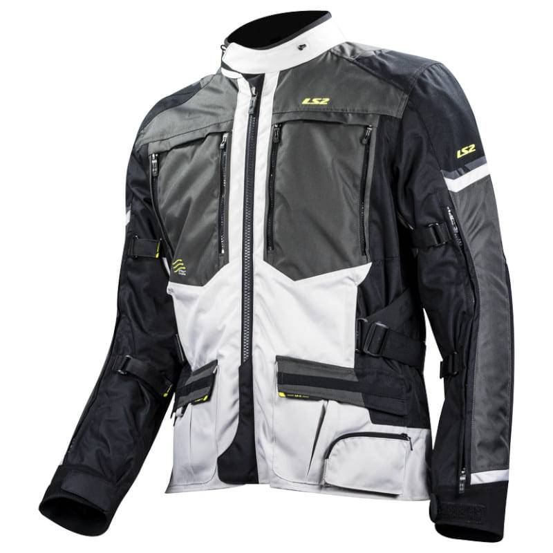 Chaqueta LS2 Norway Black Grey Yellow