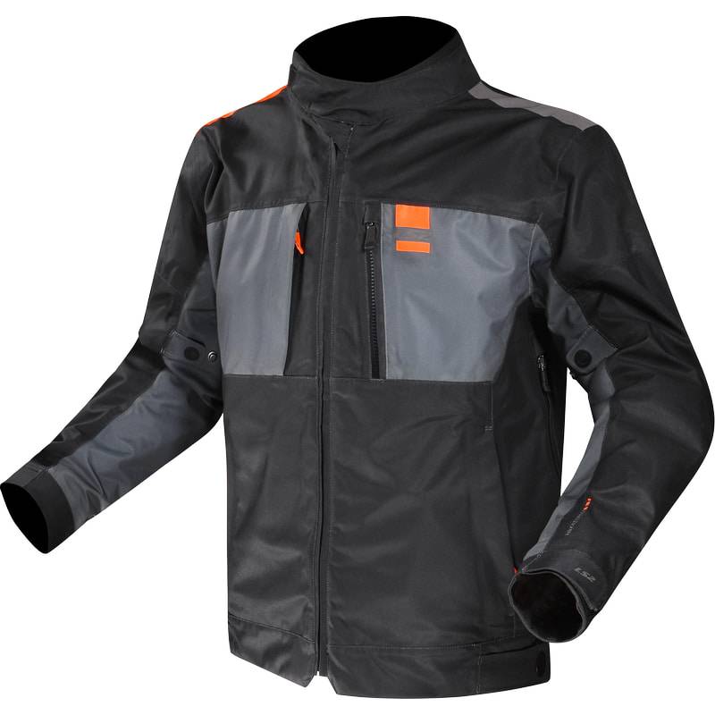 Chaqueta LS2 Titanium Blue Orange