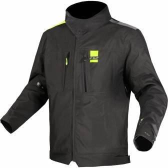 Chaqueta LS2 Titanium Lady Black H-V Yellow