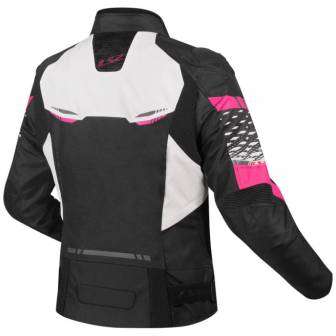 Chaqueta LS2 Apex Lady Black White Pink