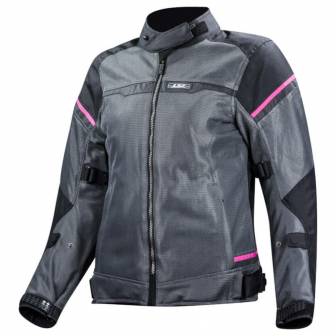 Chaqueta LS2 Riva Lady Black Grey Pink