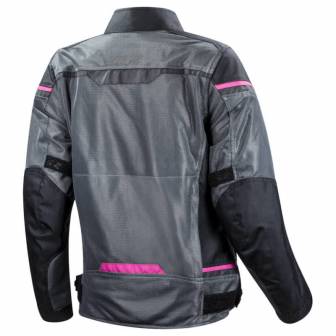 Chaqueta LS2 Riva Lady Black Grey Pink