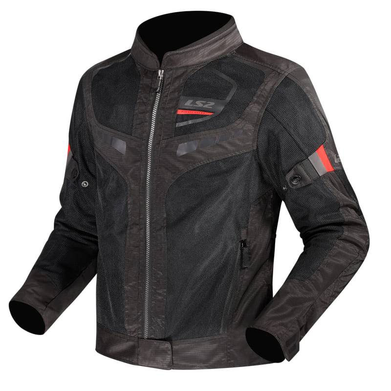 Chaqueta LS2 Garda Air Lady Black Red