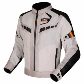 Chaqueta LS2 Garda Air Lady Black Grey Orange