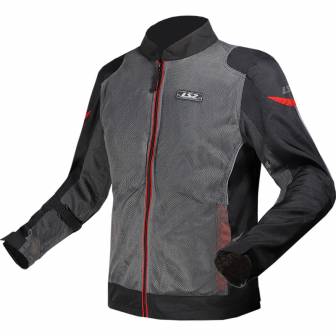 Chaqueta LS2 Airy Grey Black Red