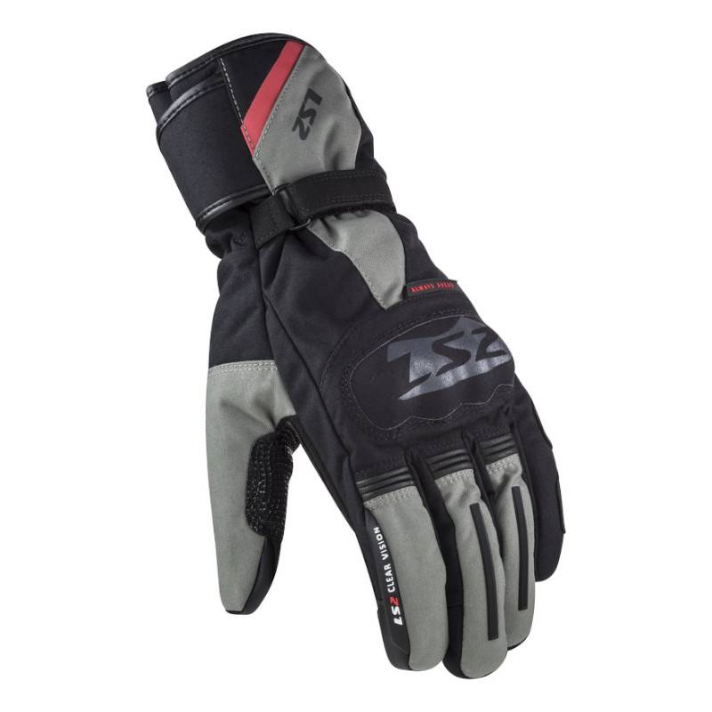 Guantes LS2 Snow Black Grey