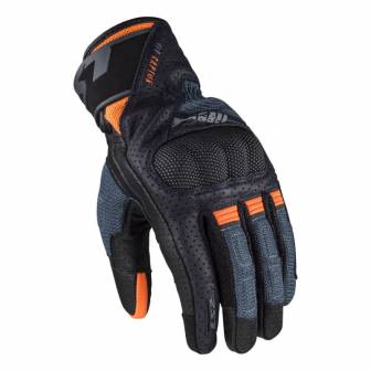 Guantes LS2 Air Raptor Dark Blue H-V Orange