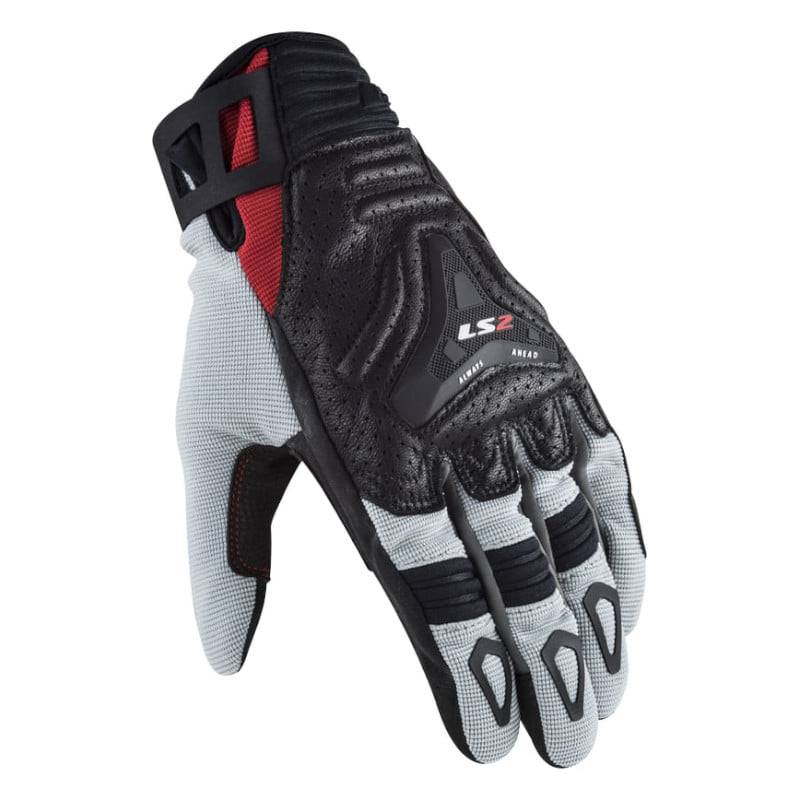 Guantes LS2 All Terrain Black Grey Red