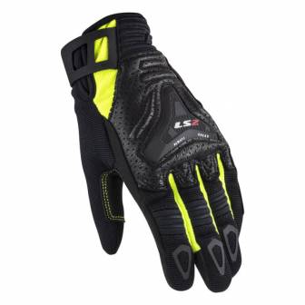 Guantes LS2 All Terrain Lady Black H-V Yellow