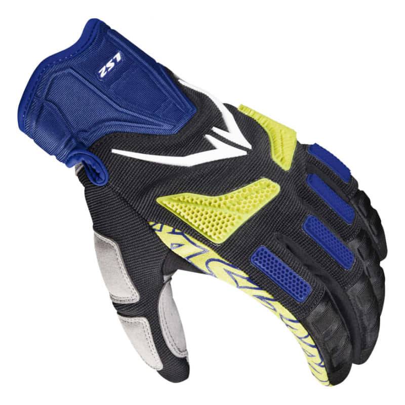 Guantes LS2 Ravin Blue H-V Yellow