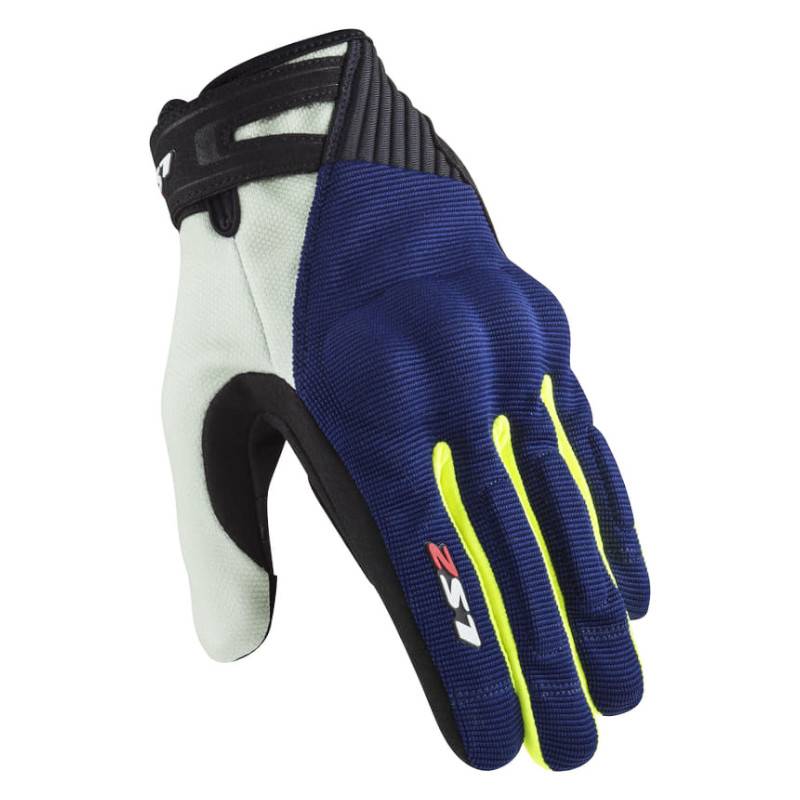 Guantes LS2 Dart II Blue H-V Yellow