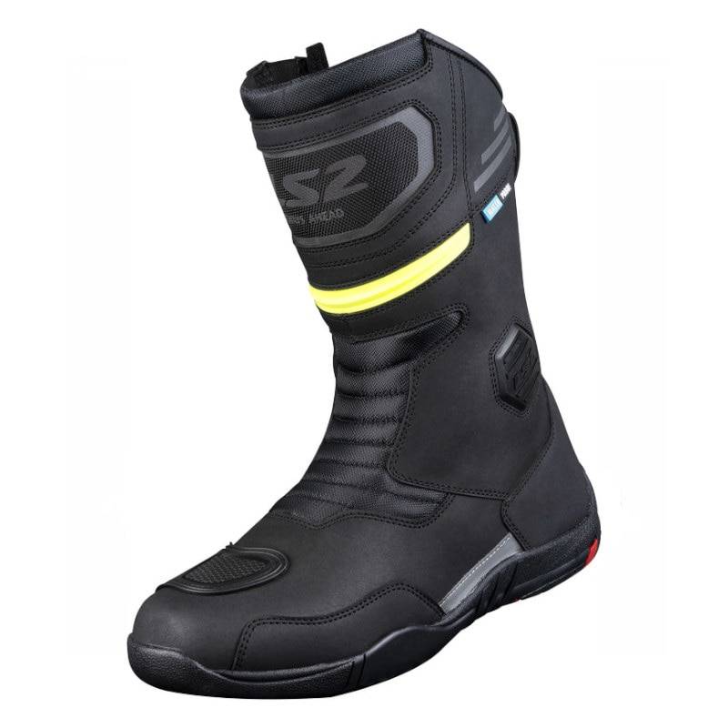 Botas LS2 Goby WP Black H-V Yellow