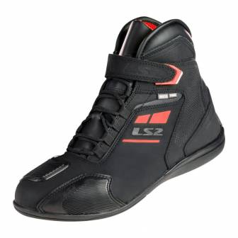 Zapatos LS2 Garra WP Black Red