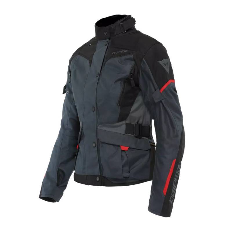 Chaqueta Dainese TEMPEST 3 D-DRY LADY BLACK/EBONY/RED