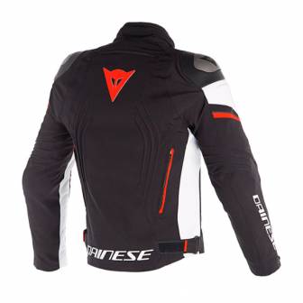 Chaqueta Dainese RACING 3 D-DRY BLACK/RED/WHITE