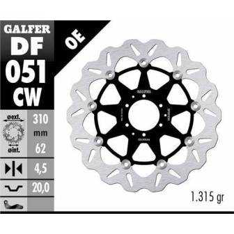 Disco Freno Wave Galfer Flotante 310x4,5mm Df051cw