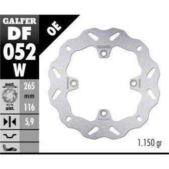 Disco Freno Wave Galfer Fijo 265x5.9mm Df052w