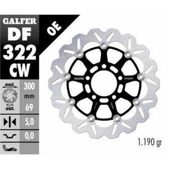 Disco Freno Wave Galfer Flotante 300x5mm Df322cw