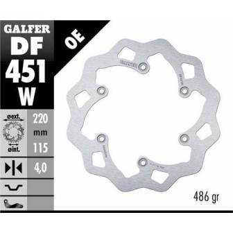 Disco Freno Wave Galfer Fijo 220x4mm Df451w