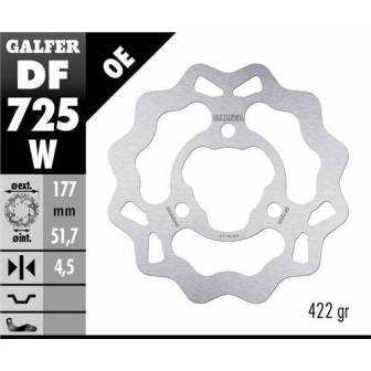 Disco Freno Wave Galfer Fijo 177x4,5mm Df725w