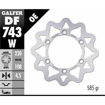 Disco Freno Wave Galfer Fijo 220x4,5mm Df743w