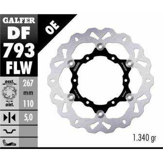 Disco Freno Wave Galfer Flotante 267x5mm Df793flw