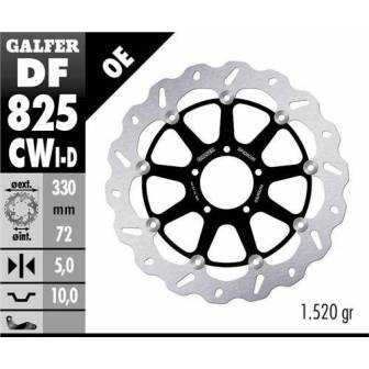 Disco Freno Wave Galfer Flotante Left 330x5mm Df825cwi