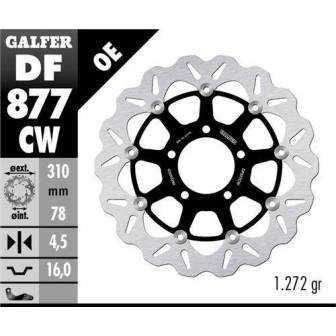 Disco Freno Wave Galfer Flotante 310x4,5mm Df877cw