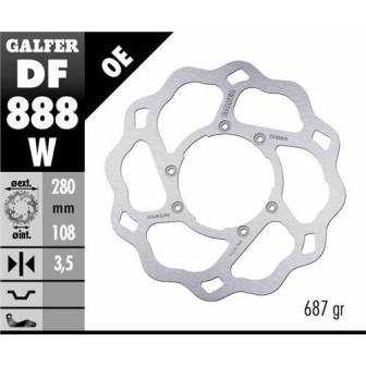 Disco Freno Wave Galfer Fijo 280x3,5mm Df888w