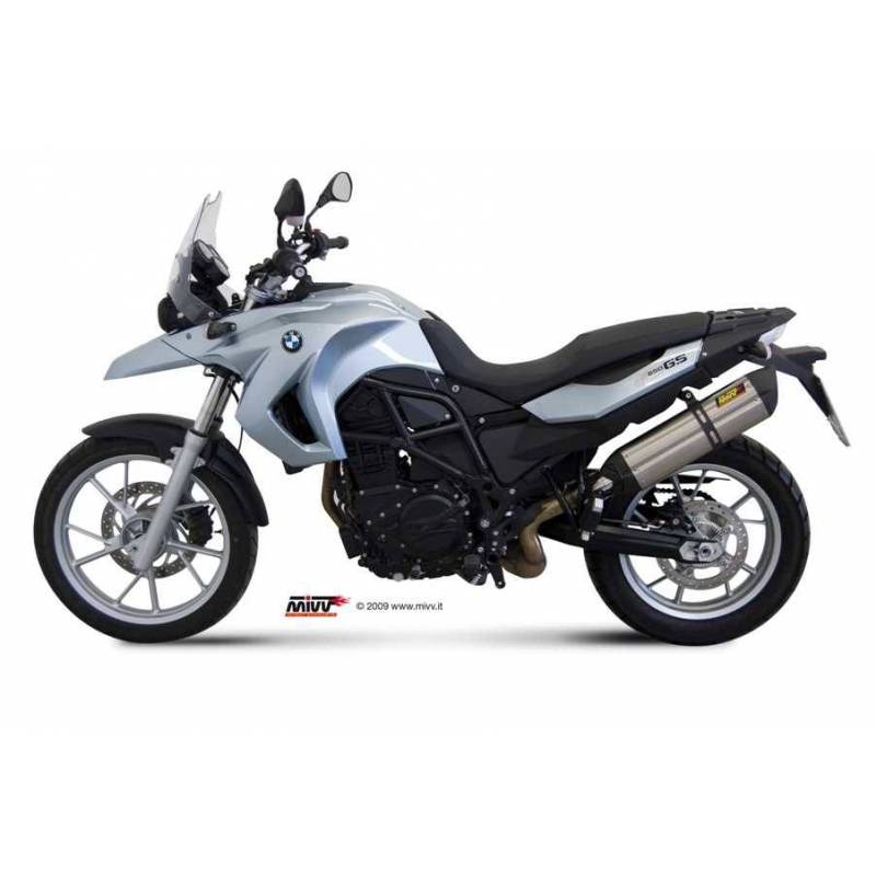 MIVV BMW F 650 / 800 GS 2008- SUONO INOX COPA CARBONO B.007.L7