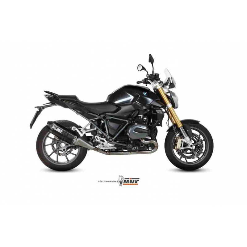 MIVV BMW R 1200 R / RS 2015- SPEED EDGE STEEL BLACK B.026.LRB