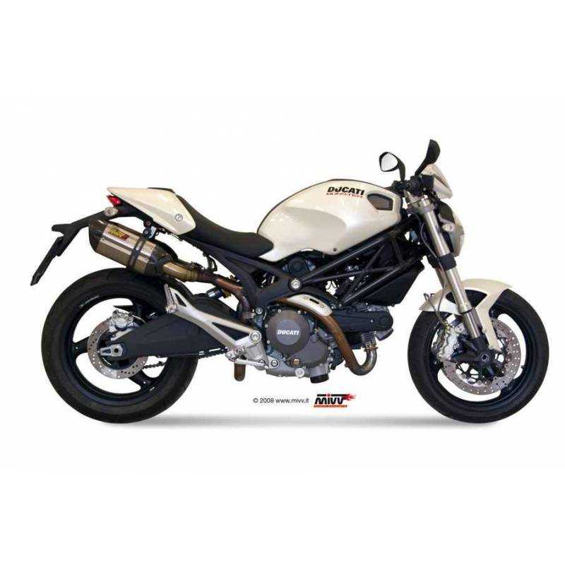 MIVV DUCATI MONSTER 696 08- SUONO INOX COPA CARBONO D.023.L7