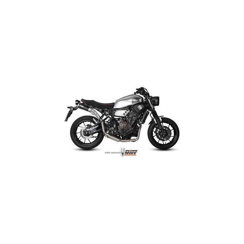 MIVV YAMAHA XSR 700 16- GHIBLI INOX BLACK Y.052.LGB