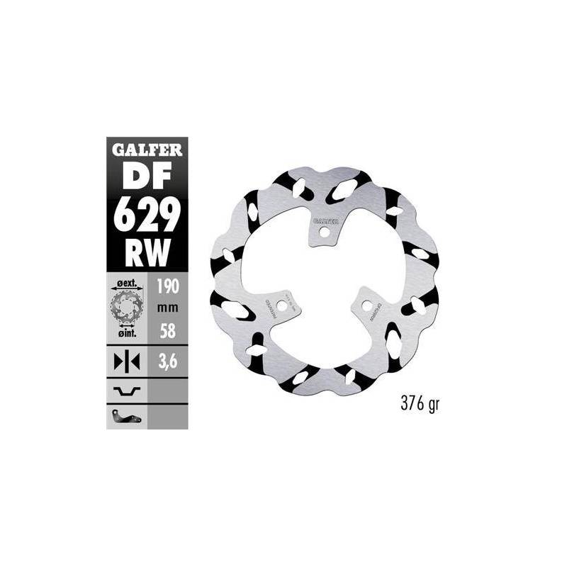 DISCO FRENO GALFER WAVE 190x3,8mm DF629RW