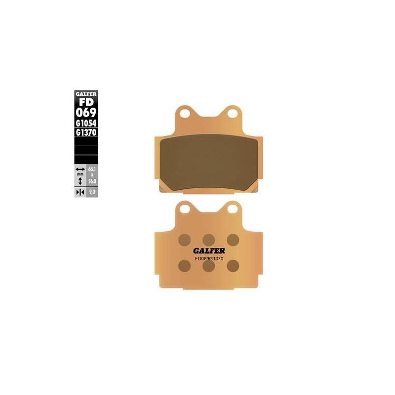 PASTILLAS FRENO GALFER FD069-G1370 (SINTERIZADO)