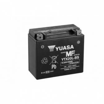 Batería moto YUASA YTX9-BS 12V 8Ah sin mantenimiento