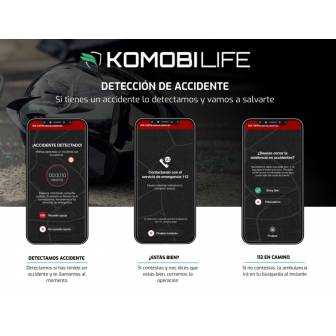 KOMOBI LIFE, la nueva funcionalidad que salvará la vida a miles de moteros