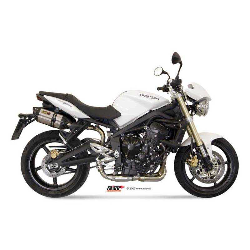 MIVV TRIUMPH STREET TRIPLE 675 2007 - 2012 SUONO INOX. AT.009.L7