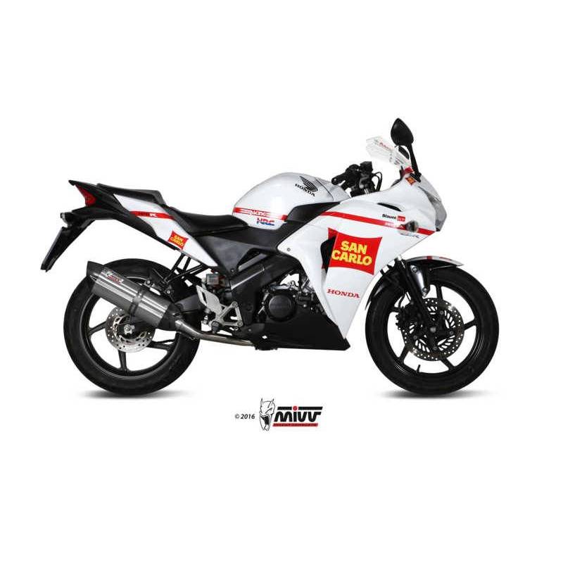 MIVV HONDA CBR 125 R 2011 - 2016 SUONO INOX. H.060.L7